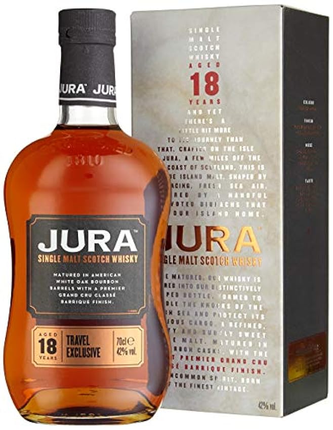 exklusiv Jura 18 Years Old Travel Exclusive mit Geschenkverpackung Whisky (1 x 0.7 l) MLPaqQJ4 Mode