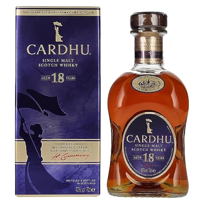 Billige Cardhu 18 Years Old Single Malt Scotch Whisky 40% Volume 0,7l in Geschenkbox 1wZkoe5p Online