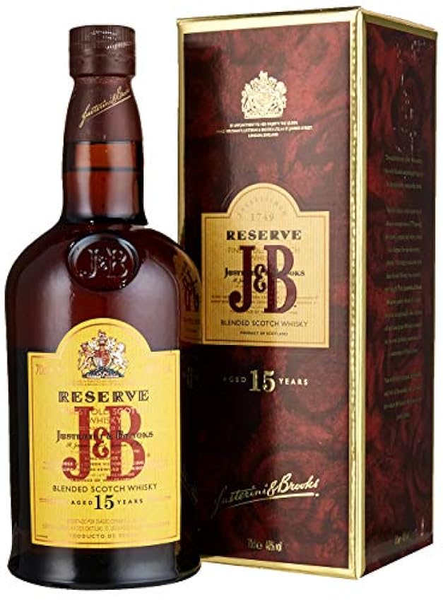 Klassiker J & B Blended Scotch Whisky 15 Jahre (1 x 0.7