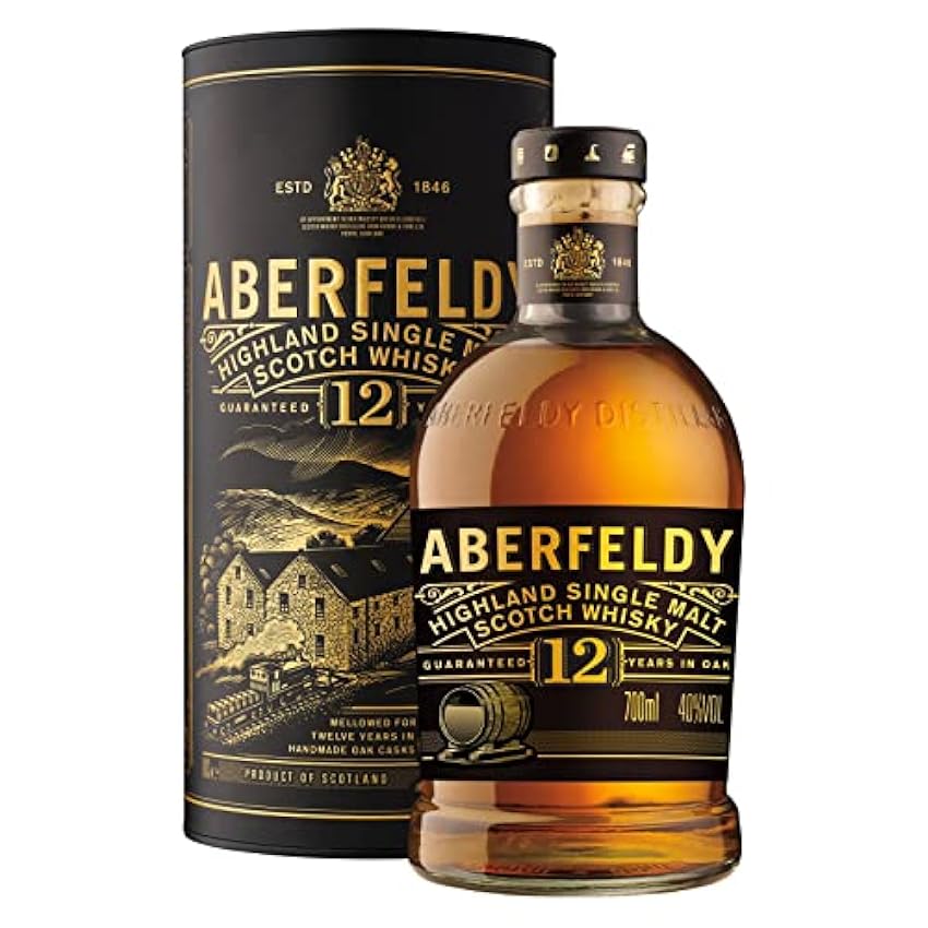 beliebt Aberfeldy 12 Years Old Highland Single Malt 40% Vol. 0,7l in Geschenkbox 0PQxreHc Online Shop