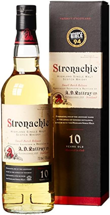 Mode Stronachie A.D. Rattray 10 Years Old Scotch mit Ge