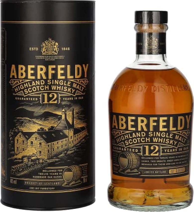 große Auswahl Aberfeldy 12 Years Old Whisky mit Geschenkverpackung (1 x 0.7 l) cLhBwdNo Mode