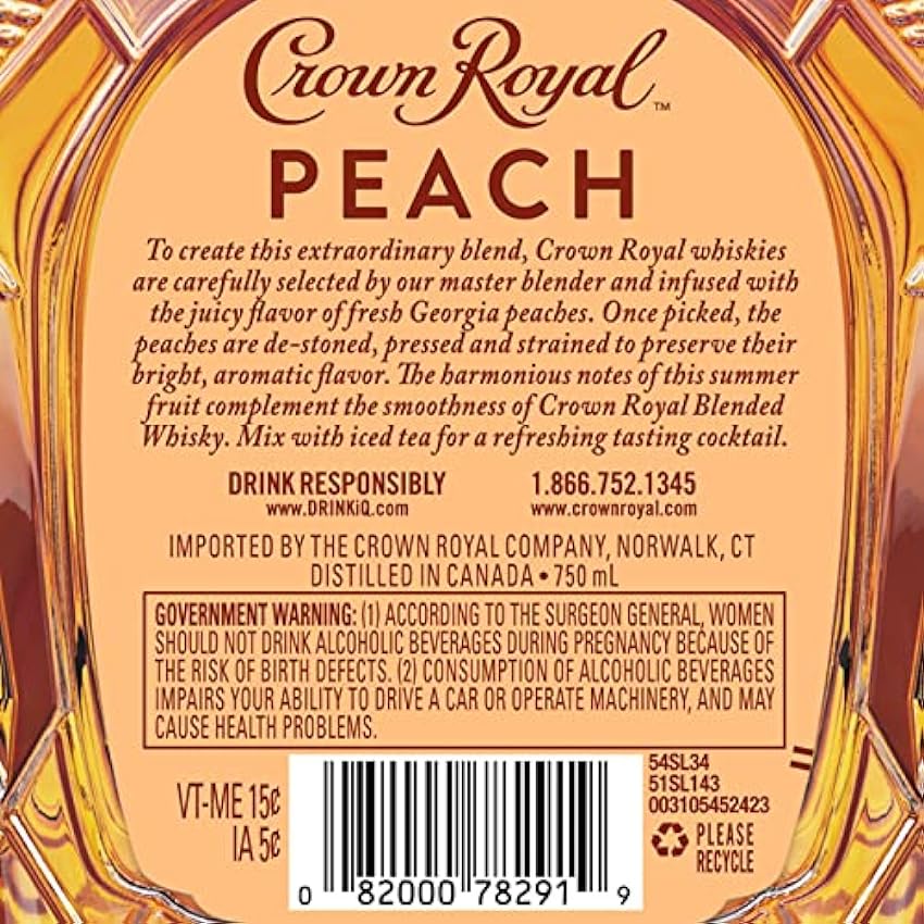 exklusiv Crown Royal Peach 0,7L (35% Vol.) J4XHVU6F Online